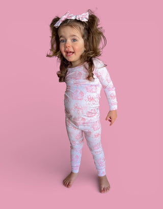 BLUSH BUNNY TOILE DREAM SET