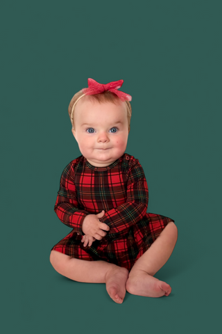 TARTAN CHEER DREAM BODYSUIT DRESS