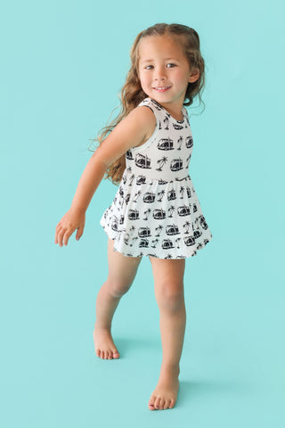 COASTAL CRUISER RACED BACK DREAM BODYSUIT DRESS