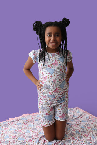 POM POWER DREAM RUFFLE SHORT SET