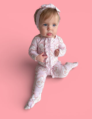 BUNNY BOW BLOSSOMS DREAM RUFFLE ROMPER