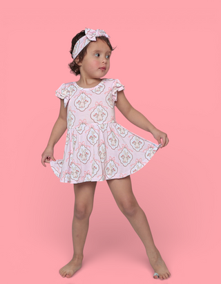 BUNNY BOW BLOSSOMS DREAM BODYSUIT DRESS