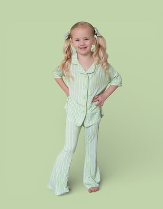 SPRINGTIME STRIPE DREAM GIRL'S FLARE SET