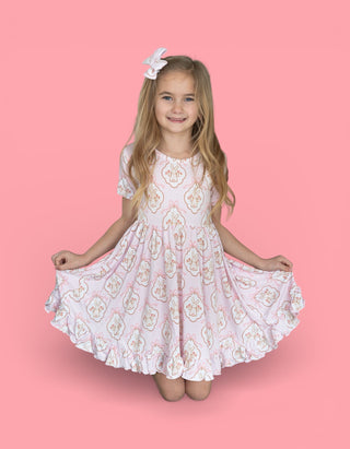 BUNNY BOW BLOSSOMS DREAM RUFFLE DRESS