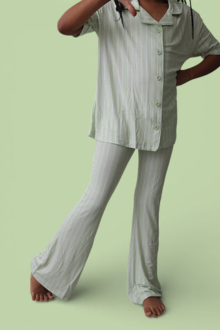 SPRINGTIME STRIPE DREAM GIRL'S FLARE SET