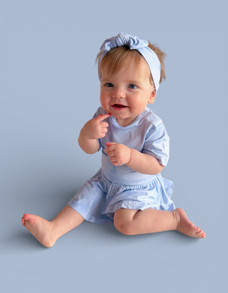 BLUE HAZE DREAM BODYSUIT DRESS