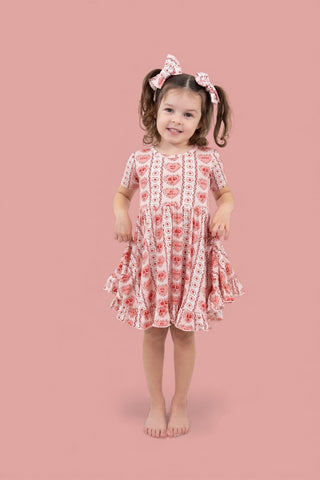 CANDY HEARTS DREAM RUFFLE DRESS