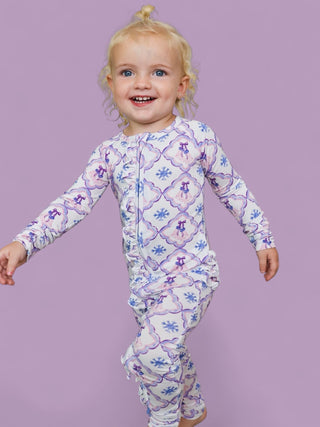 ICY WONDERLAND DREAM RUFFLE ROMPER