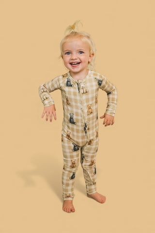 TEDDY CHECK DREAM ROMPER