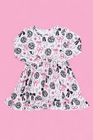 MIDNIGHT DISCO DARLING DREAM RUFFLE DRESS