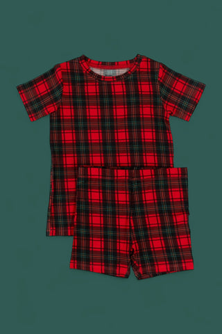 TARTAN CHEER DREAM SHORT SET