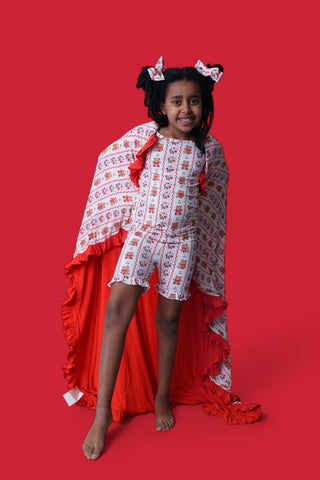 BERRY BEAR BLISS DREAM RUFFLE BLANKET