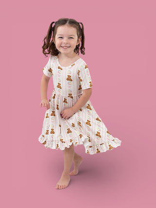 BEAR-Y BLOSSOMS DREAM RUFFLE DRESS
