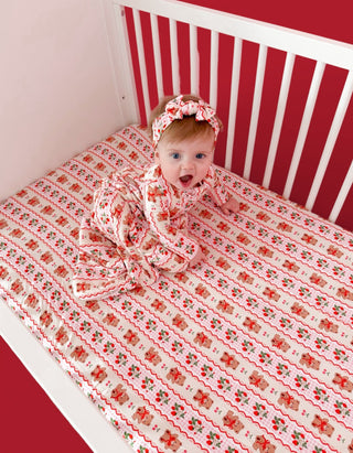 BERRY BEAR BLISS DREAM CRIB SHEET