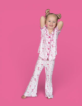 PINK PUPPY TOILE DREAM GIRL'S FLARE SET