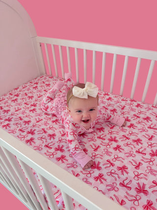 BOW CHECKERED CHARM DREAM RUFFLE ROMPER