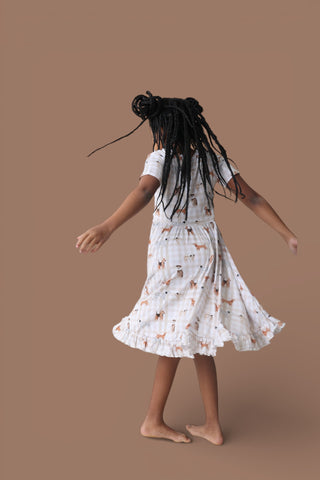 PAWFECT PALS DREAM RUFFLE DRESS