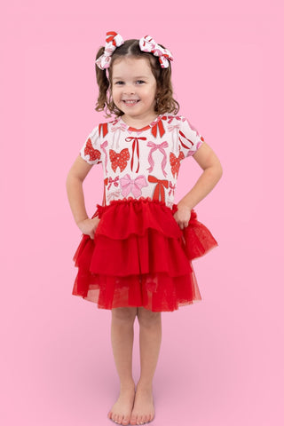 BE MINE BOWS DREAM TUTU DRESS