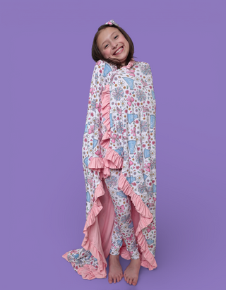 POM POWER DREAM RUFFLE BLANKET