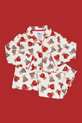 BEAR-Y COZY CHRISTMAS DREAM GIRL'S FLARE SET