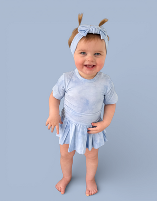 BLUE HAZE DREAM BODYSUIT DRESS