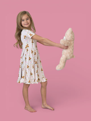 BEAR-Y BLOSSOMS DREAM RUFFLE DRESS