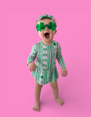 LUCKY RAINBOW RIBBONS DREAM BODYSUIT DRESS