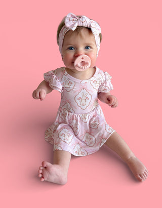 BUNNY BOW BLOSSOMS DREAM BODYSUIT DRESS