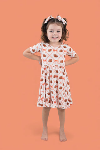 GAME DAY GLAM DREAM RUFFLE DRESS