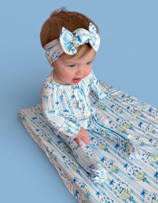 HEIRLOOM BLUE BLOOMS DREAM CHANGING PAD