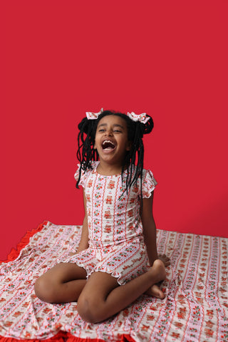 BERRY BEAR BLISS DREAM RUFFLE SHORT SET