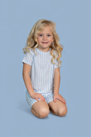 SEASIDE STRIPE DREAM SHORT SET