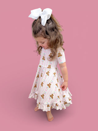 BEAR-Y BLOSSOMS DREAM RUFFLE DRESS