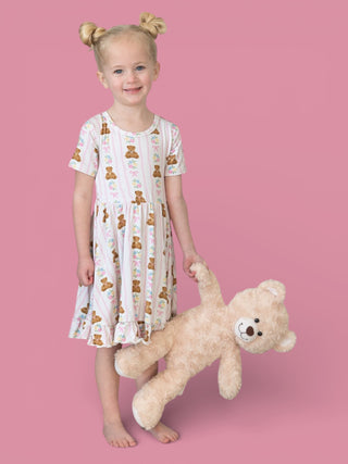 BEAR-Y BLOSSOMS DREAM RUFFLE DRESS