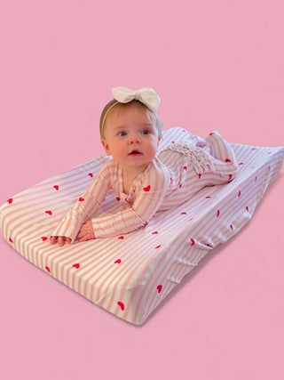 SWEETHEART STRIPES DREAM CHANGING PAD
