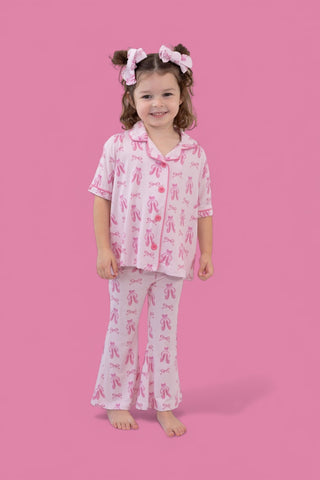 BALLET BOW BLISS DREAM GIRL'S FLARE SET