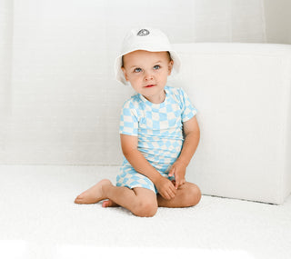 OCEAN WAVES CHECKERS DREAM SHORT SET