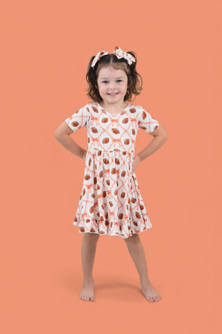 GAME DAY GLAM DREAM RUFFLE DRESS