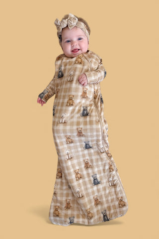 TEDDY CHECK DREAM SLEEP SACK
