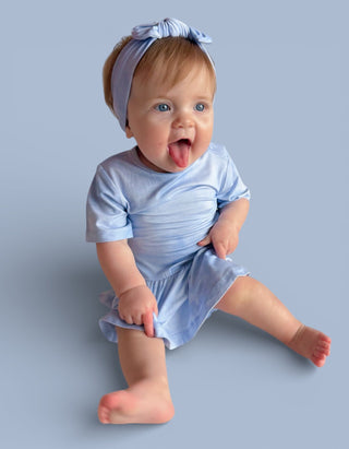 BLUE HAZE DREAM BODYSUIT DRESS