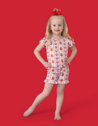 BERRY BEAR BLISS DREAM RUFFLE SHORT SET