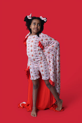 BERRY BEAR BLISS DREAM RUFFLE SHORT SET