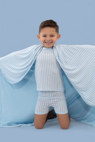 SEASIDE STRIPE DREAM SHORT SET