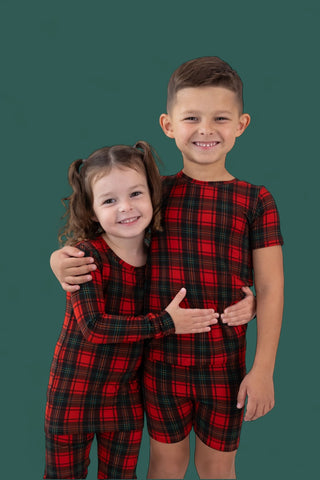 TARTAN CHEER DREAM SHORT SET