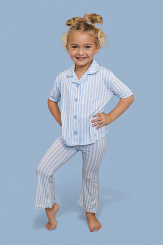 SEASIDE STRIPE DREAM GIRL'S FLARE SET