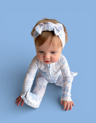 BLUEBELL EASTER TOILE DREAM BOW