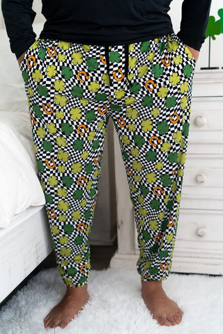SHAMROCKIN CHECKS MEN'S DREAM JOGGER SET