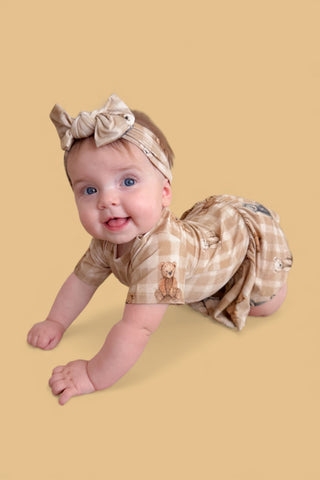 TEDDY CHECK DREAM BOW