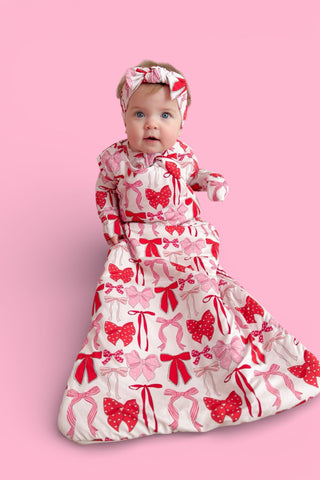 BE MINE BOWS DREAM SLEEP SACK