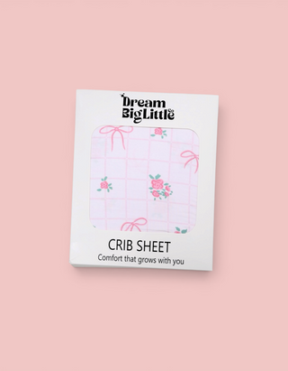 TIED WITH ROSES DREAM CRIB SHEET